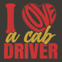 I Love A Cab Driver Funny Taxi Driving Cab Lover Graphic Premium T Shi Bucket Hat | Artistshot