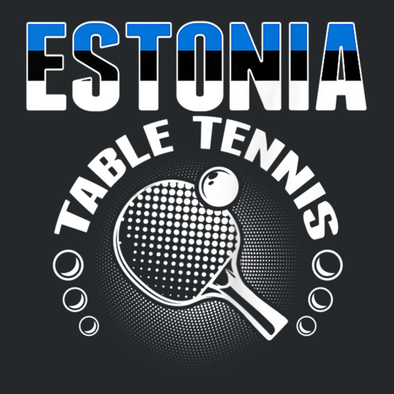 Estonia Table Tennis Fans Jersey Estonian Ping Pong Lovers Tank Top Crewneck Sweatshirt | Artistshot