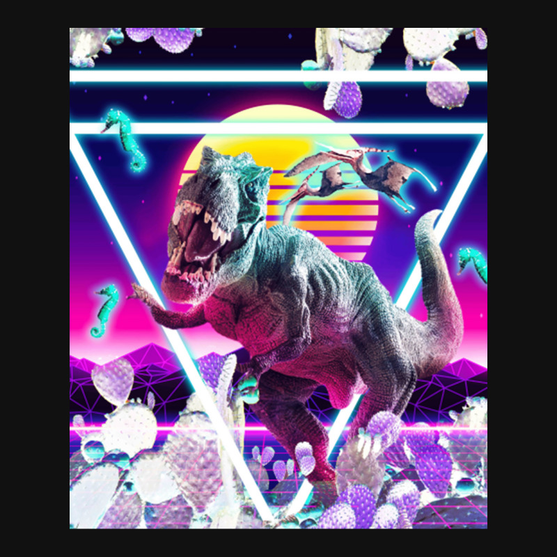 Dinosaur Rave Raving T Rex For Friend License Plate By Cassidywise ...