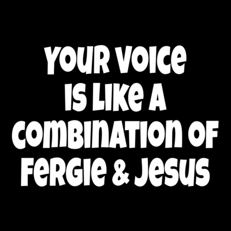 Your Voice Is Like A Combination Of Fergie And Jesus Adjustable Cap by RommelRRaj | Artistshot