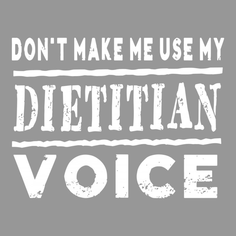 Don't Make Me Use My Dietitian Voice Women's V-Neck T-Shirt by Secreet | Artistshot