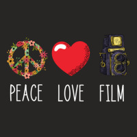 Filmmaker Peace Love Film Film Producer Videographer Ladies Fitted T-shirt | Artistshot