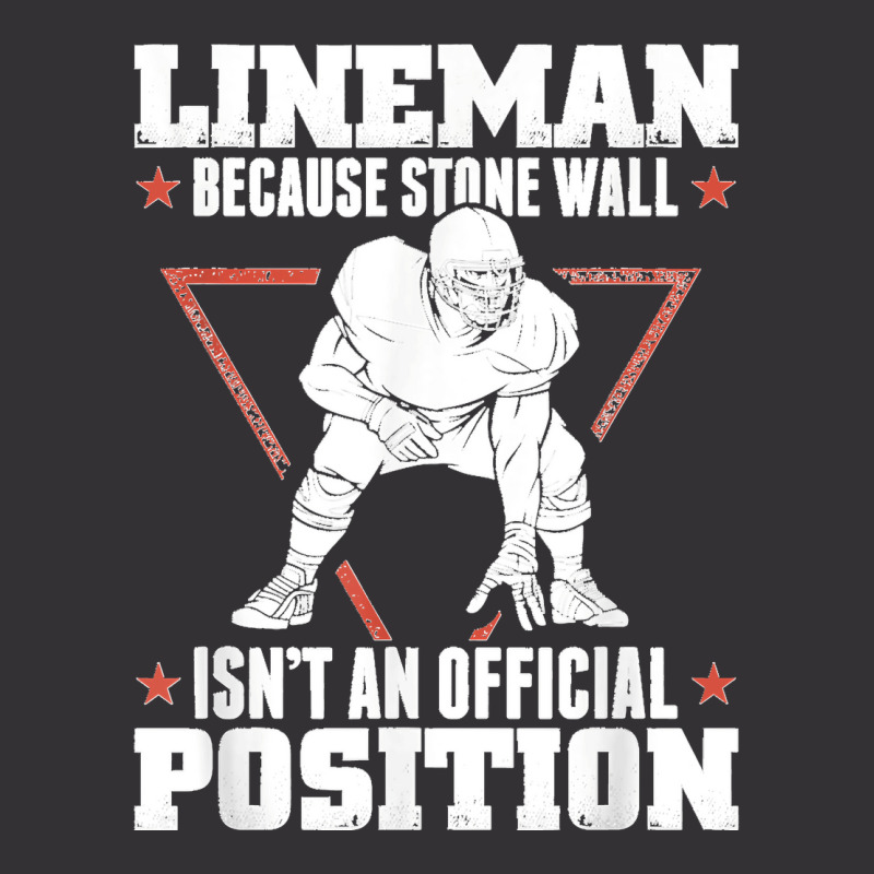 American Football Stone Wall Lineman Position Vintage Short | Artistshot