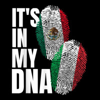 Mexican Italian Dna Heritage Nationality Flag Cropped Sweater | Artistshot