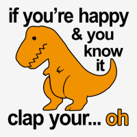 T Rex Clap Your Hands Baby Bibs | Artistshot