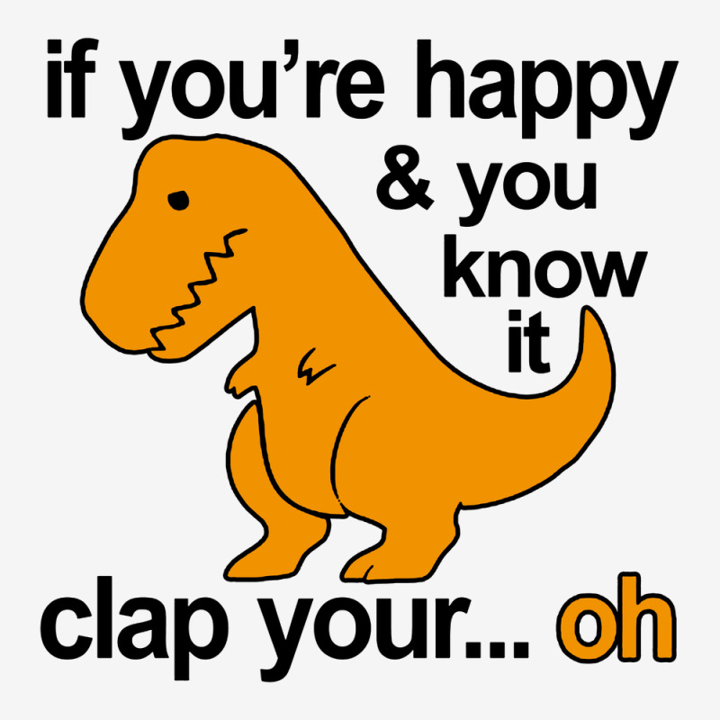 T Rex Clap Your Hands Baby Bibs | Artistshot