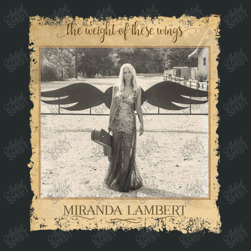 Miranda Lambert The Wieght Of These Wings Classic #3 Women's Triblend Scoop T-shirt by amamase77 | Artistshot