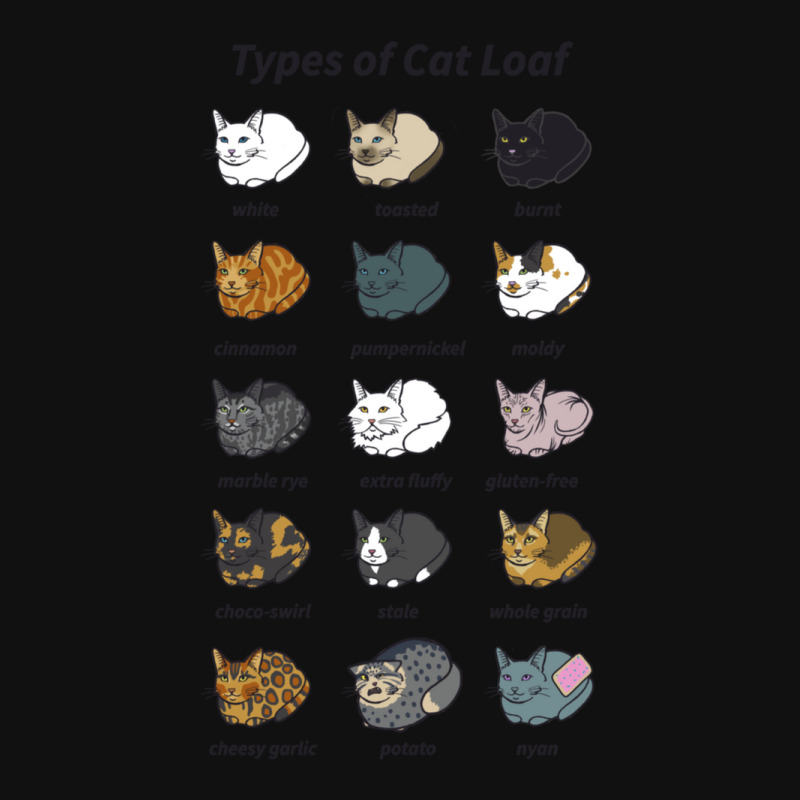 The Types Of Cat Loaf Graphic Youth T-shirt by cm-arts | Artistshot