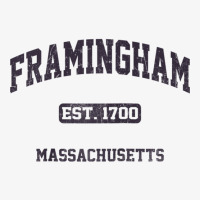 Framingham Massachusetts Ma Vintage State Athletic Style Raglan Baseba Ladies Fitted T-shirt | Artistshot