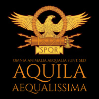 Ancient Rome   Latin Language   The Eagle Is The Most Equal Long Sleev Youth Hoodie | Artistshot