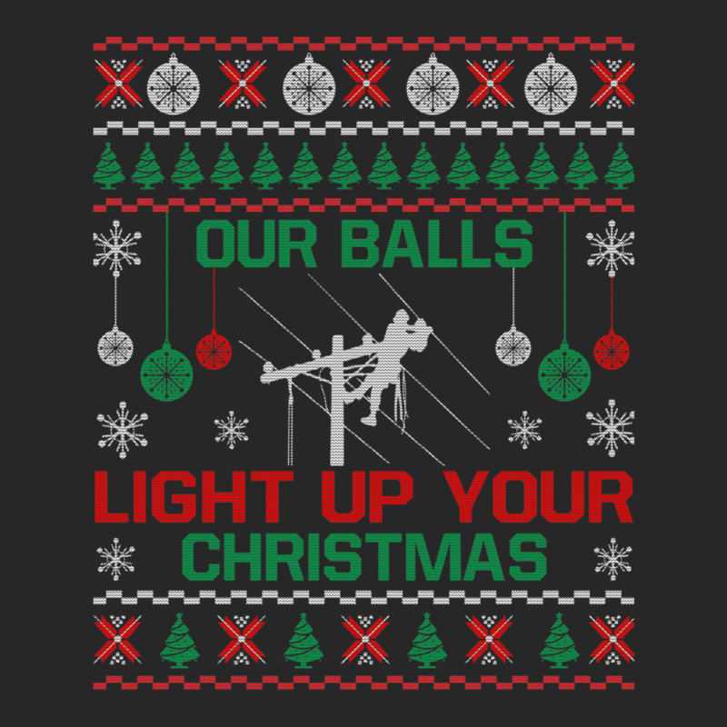 Christmas Gifts - Our Balls Light Up Your Christmas Sweatshirt Women's Pajamas Set by AndreaSaizon | Artistshot