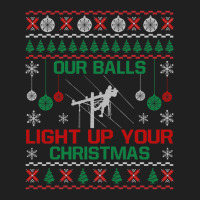 Christmas Gifts - Our Balls Light Up Your Christmas Sweatshirt Ladies Polo Shirt | Artistshot