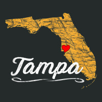 City Of Tampa Bay Florida  Vacation Souvenir Graphic Women's Triblend Scoop T-shirt | Artistshot