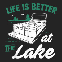 Life Is Better At The Lake  Pontoon Boat Gift 3/4 Sleeve Shirt | Artistshot