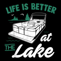 Life Is Better At The Lake  Pontoon Boat Gift Zipper Hoodie | Artistshot