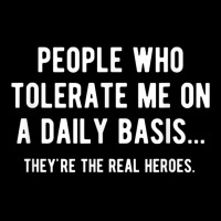 People Who Tolerate Me On A Daily Basis Sarcastic Funny Fleece Short | Artistshot