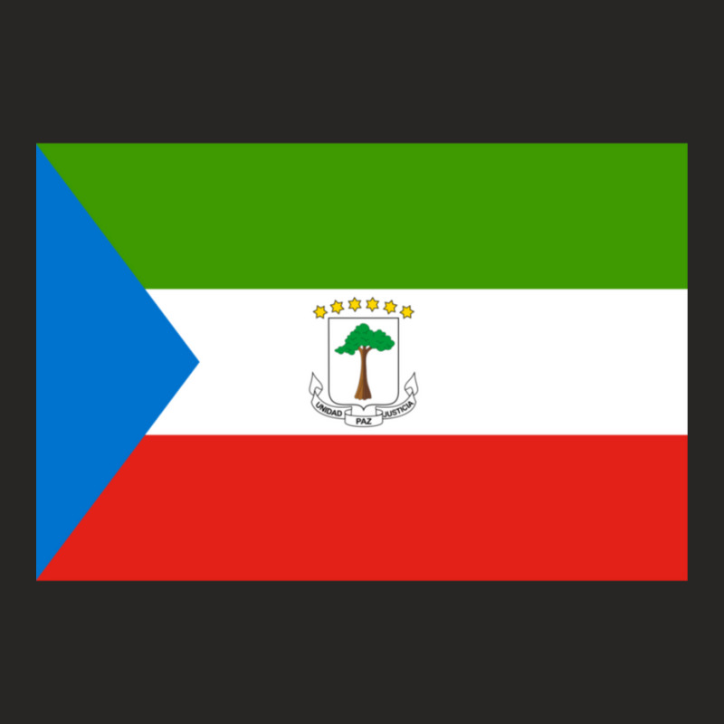 Flag Of Equatorial Guinea Ladies Fitted T-Shirt by cm-arts | Artistshot