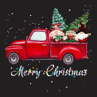 Vintage Wagon Red Truck Christmas Gnome Tree Pajamas Xmas Long Sleeve T-shirt | Artistshot