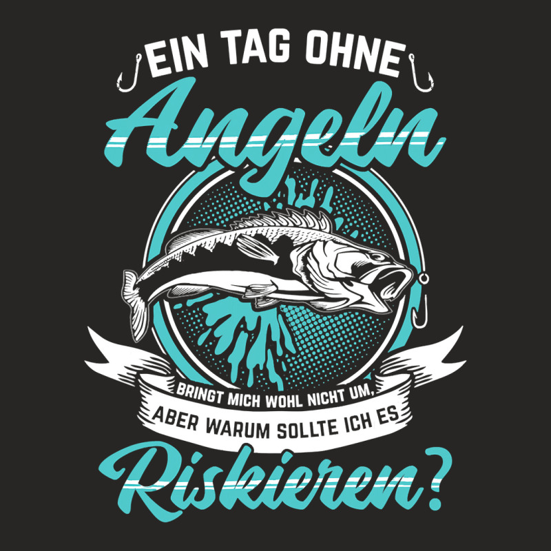 Fishing Fish Mens Boys Angel Fisherman Fish 464 Fisher Hook Ladies Fitted T-Shirt by cm-arts | Artistshot