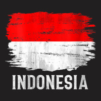 Womens Vintage Indonesia Flag For Indonesian Gift V Neck T Shirt T-shirt | Artistshot