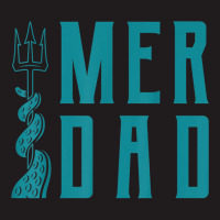 Mens Merdad Shirt Trident Mermaid Dad Tshirt Waist Apron | Artistshot