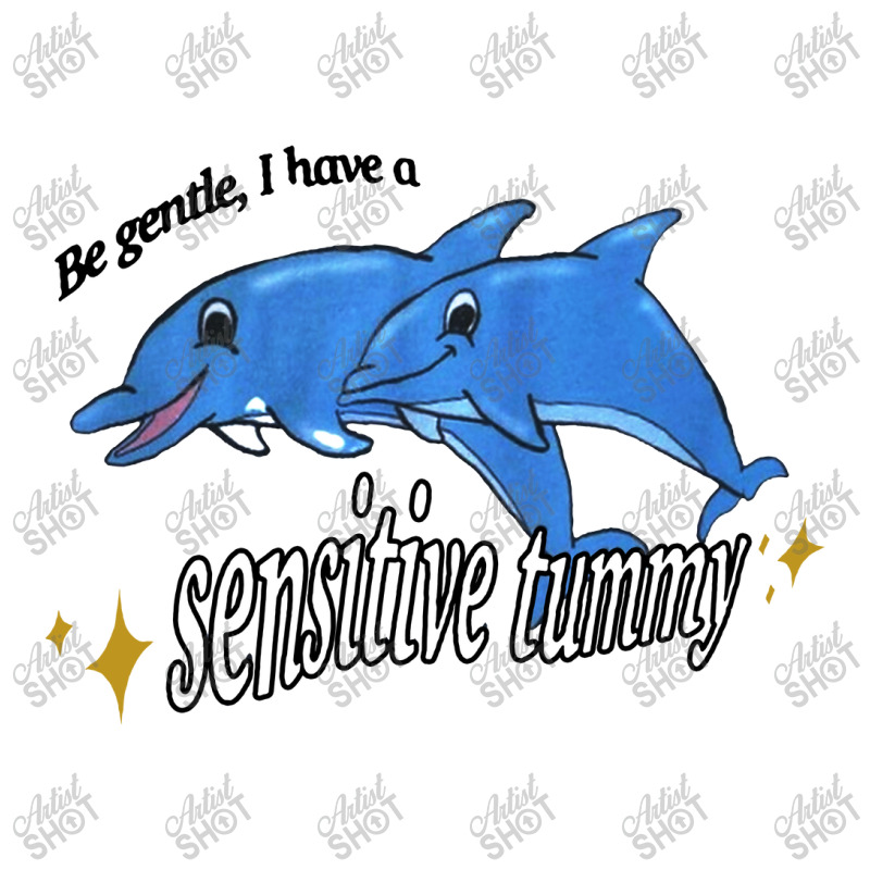 Be Gentle I Have A Sensitive Tummy Crewneck Sweatshirt by BackPao | Artistshot