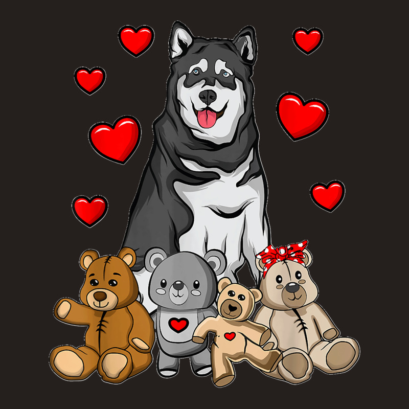 Alaskan Malamute Cuddly Toy Husky Tank Top | Artistshot