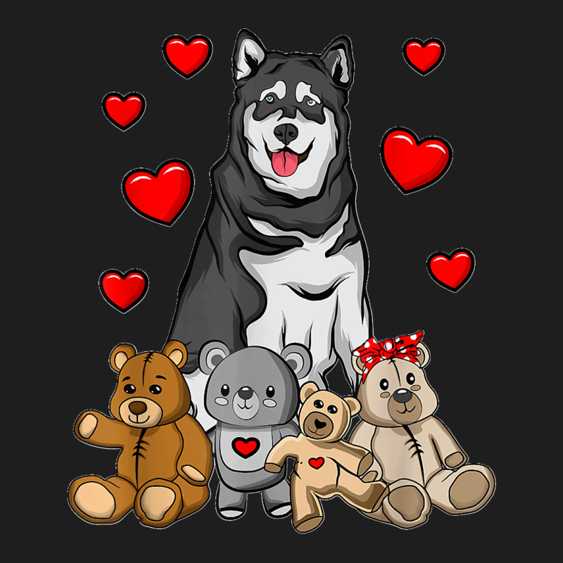 Alaskan Malamute Cuddly Toy Husky Classic T-shirt | Artistshot