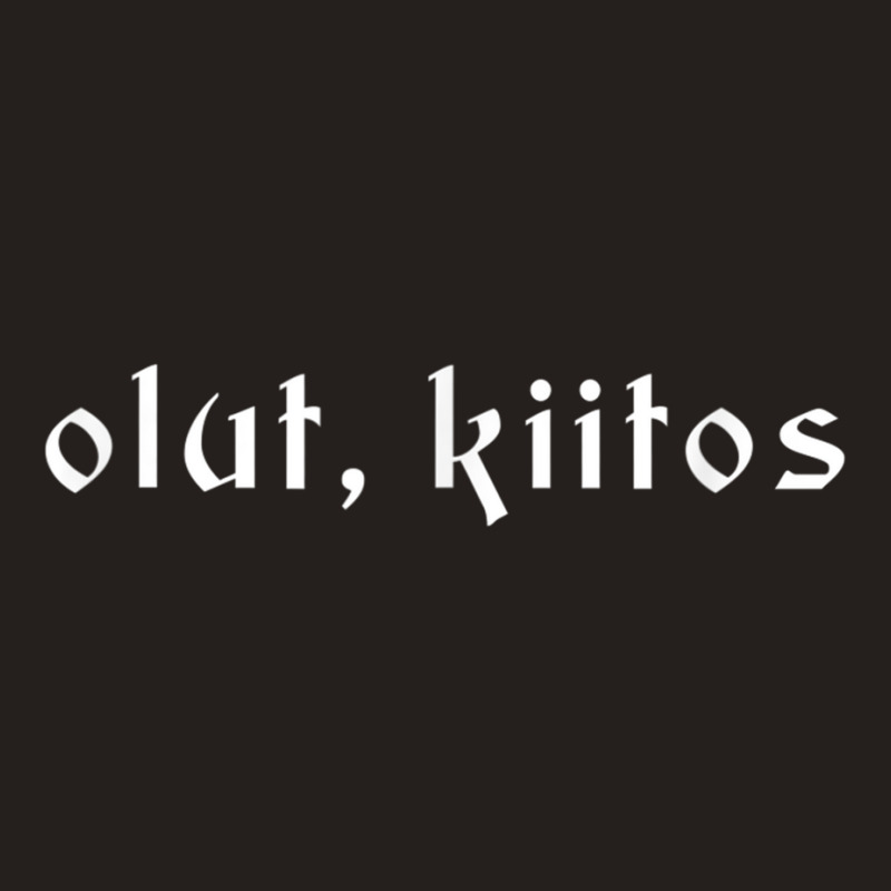 Olut Kiitos Beer Please Finnish Language Finland Tank Top by MillaLampman | Artistshot