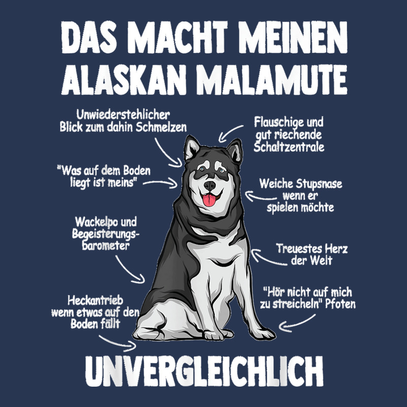 Anatomy Of An Alaskan Malamute Men Denim Jacket | Artistshot