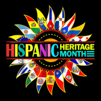 National Hispanic Heritage Month Celebration Latin Flags Legging | Artistshot