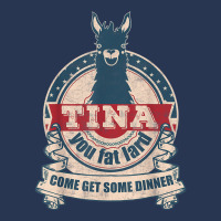 Tina You Fat Lard Come Get Some Dinner Vintage Funny Men Denim Jacket | Artistshot