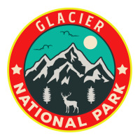 Glacier National Parkvintage 3/4 Sleeve Shirt | Artistshot