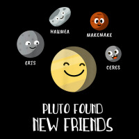 Pluto Found New Friends Dwarf Planets Astronomy Kids Adjustable Cap | Artistshot