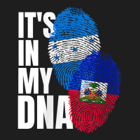 Womens Honduran And Haitian Mix Dna Heritage Flag V Neck T Shirt Classic T-shirt | Artistshot