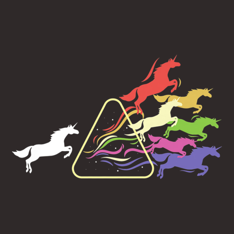 Prism Unicorn Philosophy Rainbow Triangular Prism Science Premium T Sh Racerback Tank by cm-arts | Artistshot