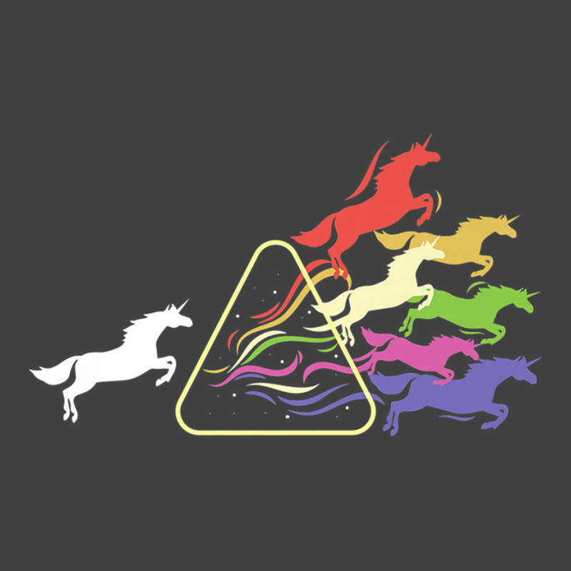 Prism Unicorn Philosophy Rainbow Triangular Prism Science Premium T Sh Vintage T-Shirt by cm-arts | Artistshot