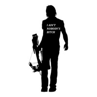 Daryl Dixon - Aint Nobodys Bitch Fitted Scoop Women's Pajamas Set | Artistshot