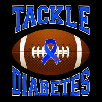 Football Tackle Diabetes Awareness Blue Ribbon Pocket T-shirt | Artistshot