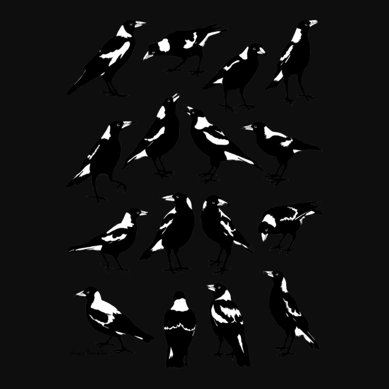 Magpies  Australian Native Birds (choose Preferred Colour And Style) Crop Top by cm-arts | Artistshot