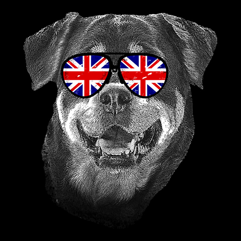 Rottweiler T  Shirt Rottweiler United Kingdom Flag Sunglass T  Shirt Youth Jogger by schimmelcharlotte | Artistshot