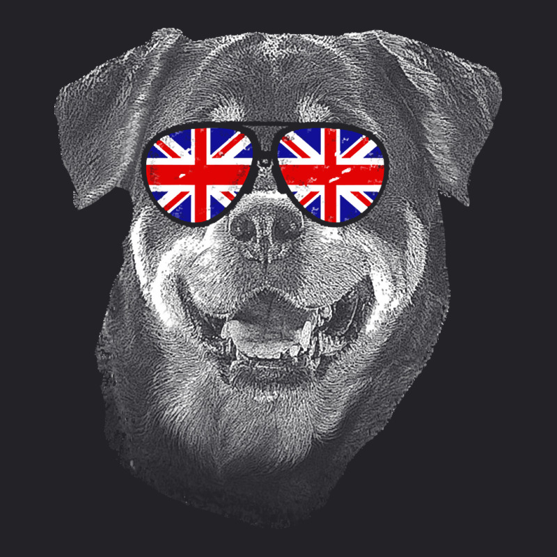 Rottweiler T  Shirt Rottweiler United Kingdom Flag Sunglass T  Shirt Youth Tee by schimmelcharlotte | Artistshot