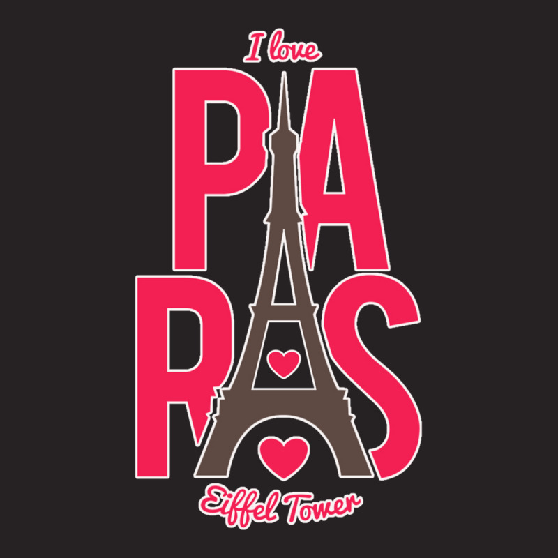 I Love Paris Eiffel Tower Vintage Cap by cm-arts | Artistshot