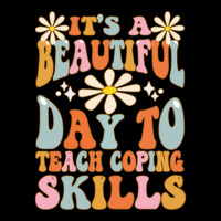 It's A Beautiful Day To Teach Coping Skills School Counselor Sweatshir Toddler Sweatshirt | Artistshot