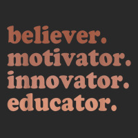 Back To School Believer Motivator Innovator Educator Teacher Printed Hat | Artistshot