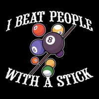 I Beat People With A Stick Billiards Ball Pool Gifts Fleece Short | Artistshot