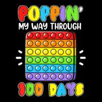 Poppin My Way Through 100 Days Of School Fidget 100th Day Pocket T-shirt | Artistshot