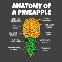 Anatomy Of A Pineapple Swinger Funny Upside Down Pineapple T Shirt Vintage T-shirt | Artistshot