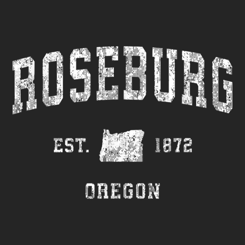 Roseburg Oregon Or Vintage Athletic Sports Design Unisex Hoodie by JohannaMay | Artistshot