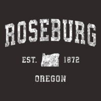 Roseburg Oregon Or Vintage Athletic Sports Design Racerback Tank | Artistshot